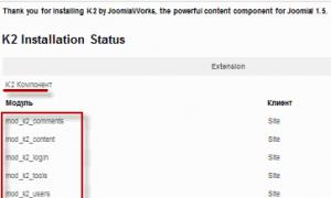 Компонент k2 или отличная замена стандартному компоненту статей в Joomla